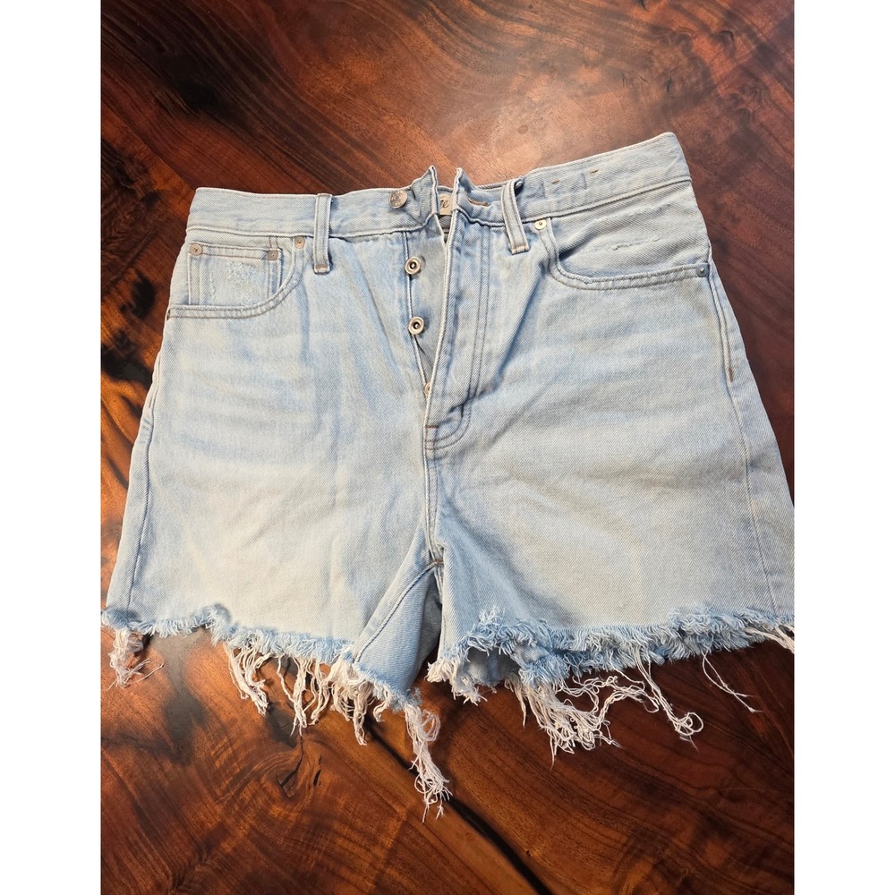 Madewell The Mom jean  High Rise Frayed Raw Y2k Anthropologie Premium